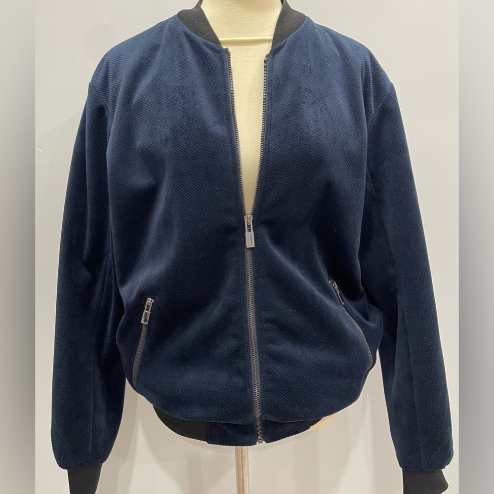 Zara Men's Cool Navy Bomber